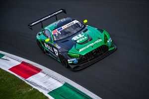 The Motorpark Mercedes ahead of a very competitive field in free practice 